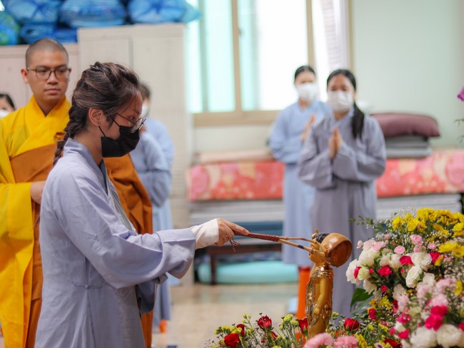 The Vesak great ceremony at Duoc Su Temple, Incheon City, South Korea